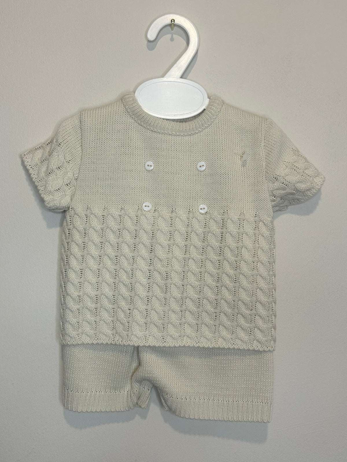 Two piece knitted set