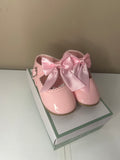 Pink bow Hard Sole Shoes