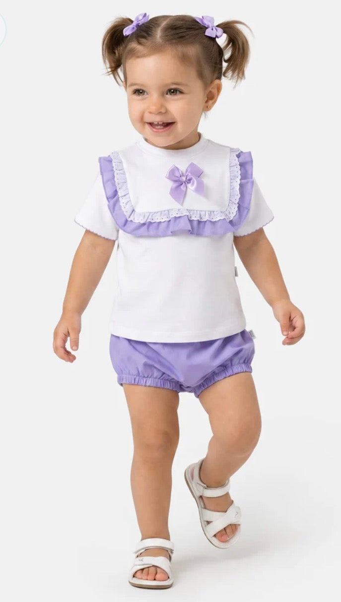 Carla Two Piece Romper Set