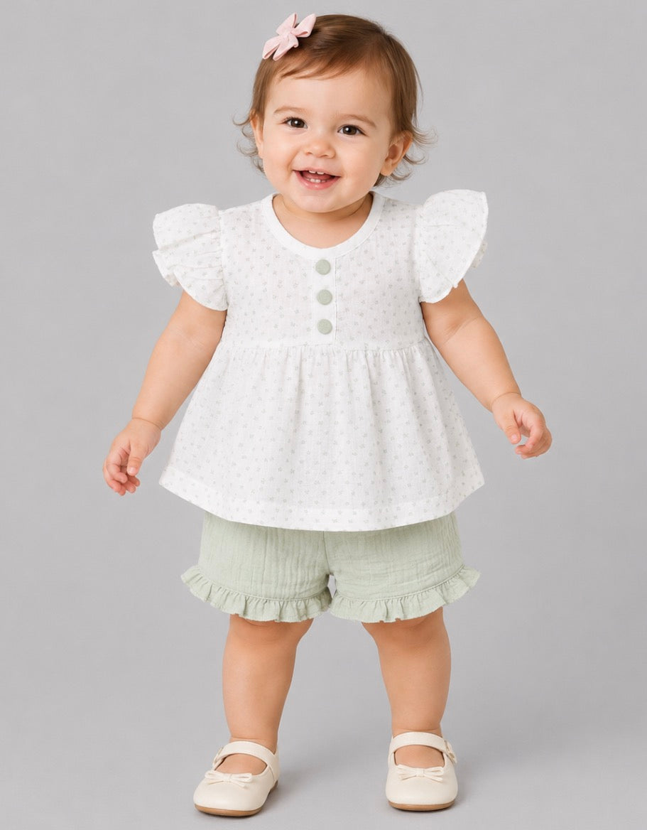 Ruffle Top and Short Set